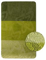 картинка Коврик для ванной САНАКС 00213 SILVER Коврик в ванную одинарный ЗЕЛЁНЫЙ 60х100см 100% полиэстер от магазина Tovar-RF.ru
