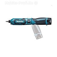 картинка Makita DF012DSE Отвертка ак,{7.2В,2х1.5Ач Li-ion,6-ти гран 1\4",0-200\650об\м,3.6\5.6Нм,0.55кг,чем,подсветка} от магазина Tovar-RF.ru