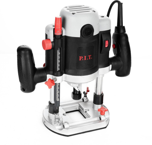 картинка P.I.T. Фрезер погружной электрич. PER12-C МАСТЕР (2100Вт, 6000-22000об/мин, ход 55мм, цанги 8/12мм) от магазина Tovar-RF.ru