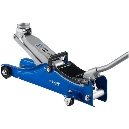 картинка зубр профессионал домкрат гидравлический подкатной t55, 2т, 80-380мм, [43058-2] от магазина Tovar-RF.ru