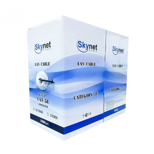картинка skynet кабель ftp indoor, медный, fluke test, кат.5e, 2x2x0,46, однож., 305 м, box, серый [csl-ftp-2-cu](ак5026922/1693105) от магазина Tovar-RF.ru