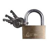 картинка Замок ЗУБР "MASTER" латунный на карточке, 3 ключа в комплекте, 50мм [3710-50_z01] от магазина Tovar-RF.ru