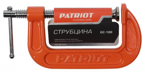 картинка Струбцина PATRIOT 350006520 GC-100, G-образная 100мм от магазина Tovar-RF.ru