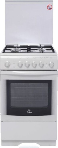 картинка плита газовая de luxe 5040.33г (951500) бел от магазина Tovar-RF.ru