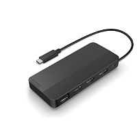 картинка lenovo [40b90100eu] usb-c dual display travel dock (1x hdmi 2.1, 1x dp 1.4, 1x usb-a 3.2 gen 2, 2x usb-c 3.2 gen 2, 1 x rj45) от магазина Tovar-RF.ru