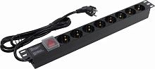 картинка exegate ex280842rus блок розеток exegate serverpro pdu-19h803 al-8s-eu2-sw, 19",1u,алюм, 8schuko, евровилка, 2м от магазина Tovar-RF.ru