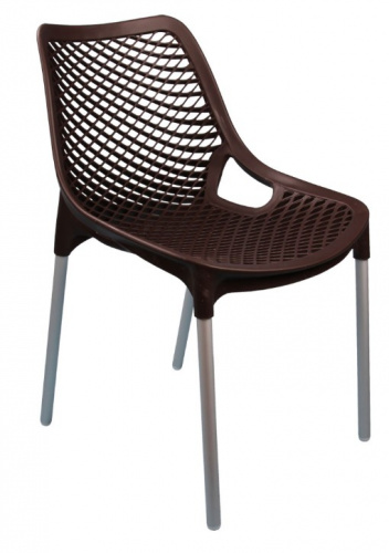 картинка Мебель из пластика АЛЬТЕРНАТИВА М6333 стул Эврика (коричневый) от магазина Tovar-RF.ru