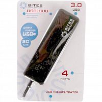 картинка 5bites hb34-310bk концентратор 4*usb3.0 / usb plug / black от магазина Tovar-RF.ru