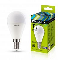 картинка Лампа ERGOLUX (13629) LED-G45-11W-E14-6K от магазина Tovar-RF.ru