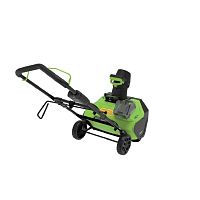 картинка Greenworks 60В Снегоуборщик аккумуляторный Greenworks  GD60PSTK5, 60V, 51 см, бесщеточный (c АКБ 5АЧ и ЗУ) [2602907UG] от магазина Tovar-RF.ru