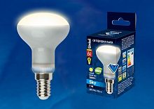 картинка Лампочки светодиодные UNIEL (UL-00001491) LED-R50-6W/WW/E14/FR PLS02WH от магазина Tovar-RF.ru