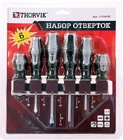 картинка Набор отверток THORVIK SDS06BC стержневых на держателе, 6 предметов от магазина Tovar-RF.ru