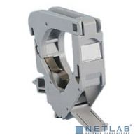 картинка hyperline fp-ie-din-kj-1-gy крепление для keystone jack на din-рейку в распределительные щиты для промышленных решений, без боковых крышек, ширина 18 мм от магазина Tovar-RF.ru