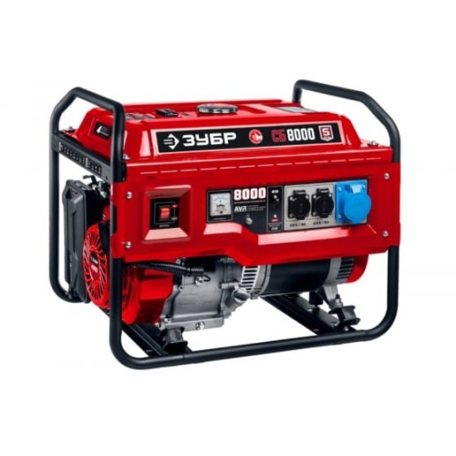 картинка ЗУБР Бензиновый генератор  8000 Вт [СБ-8000] от магазина Tovar-RF.ru