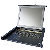 картинка procase e1701 консоль однорельсовая , 1 порт, lcd 17'', single rail console, lcd d-sub, usb, разрешение 1280*1024 от магазина Tovar-RF.ru