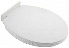 картинка Сиденье с крышкой для унитаза САНАКС P06 Крышка для унитаза белая пластиковая с микролифтом от магазина Tovar-RF.ru