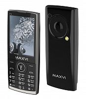 картинка телефон мобильный maxvi p19 black от магазина Tovar-RF.ru