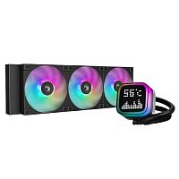 картинка кулер с водяным охлаждением deepcool lp360 argb soc-am5/am4/1200/1700/1851 черный 4-pin 38.71db al lcd 350w 1716gr ret (r-lp360-bkmsnc-g-1) от магазина Tovar-RF.ru