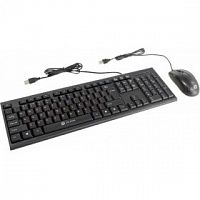 картинка клавиатура + мышь oklick 630m черный usb  1091260  от магазина Tovar-RF.ru