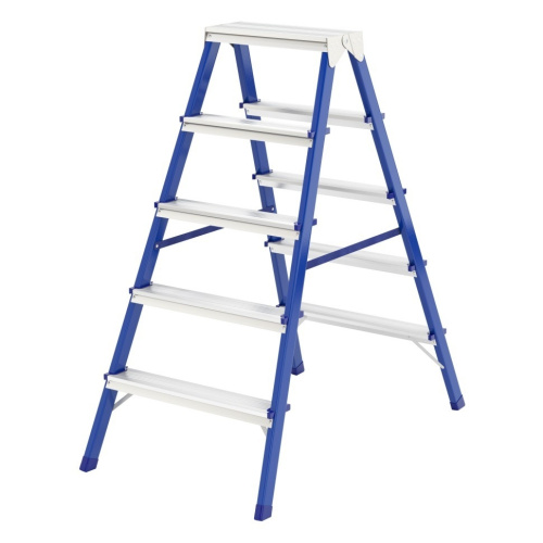 картинка СИБРТЕХ Стремянка двусторонняя 5ст., стальная, Россия [97935] от магазина Tovar-RF.ru