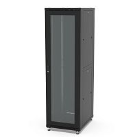 картинка шкаф напольный 19", 42u filum fl-nt-4268gm2m-bk network (шхгхв) 600x800x1987 мм, двери: стеклянная/сплошная металл, цвет черный ral9005 от магазина Tovar-RF.ru