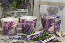 картинка Свеча BARTEK Поцелуй лаванды (Lavander kiss) 115гр в стакане от магазина Tovar-RF.ru