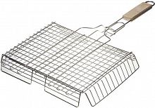 картинка решетка grinda barbecue, 340 х 260 мм, нержавеющая сталь, объемная решетка-гриль (424732)от магазина Tovar-RF.ru