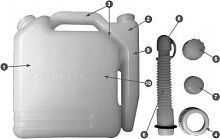 картинка канистра champion c1010 емкость 1литр для приг. топл. смеси champion c1010 емкость 1литр для приг. топл. смеси от магазина Tovar-RF.ru