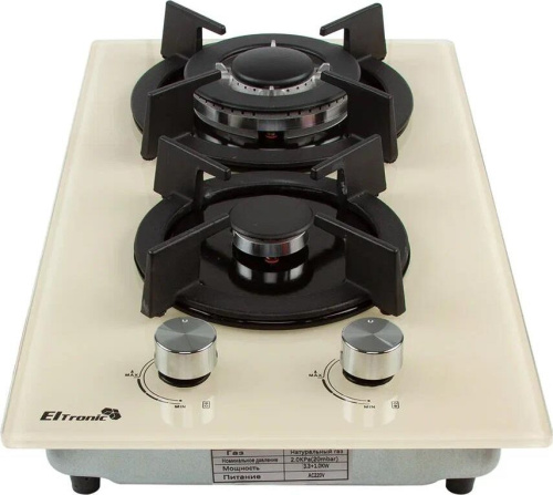 картинка варочная панель eltronic (33-08) 2 конфорки , бежевый eltronic (33-08) 2 конфорки , бежевый от магазина Tovar-RF.ru
