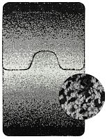 картинка Коврик д/ванной комнаты САНАКС 00156 Коврик в ванную SHAGGY двойной ЧЁРНЫЙ ПЕРЕХОД 60х100 + 50х60 см 100% полиэстер от магазина Tovar-RF.ru