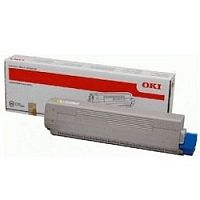 картинка oki 44844625 тонер-картридж, yellow {c822, (7300стр.)} от магазина Tovar-RF.ru