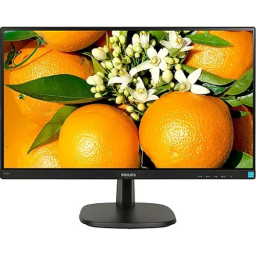 картинка lcd philips 23.8" 243v7qdsb (00/01) черный {ips 1920x1080 75hz 5ms 178/178 250cd 10m:1 d-sub dvi hdmi} от магазина Tovar-RF.ru
