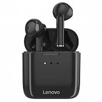 картинка lenovo qt83 true wireless headphones черные наушники bluetooth от магазина Tovar-RF.ru