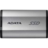 картинка a-data portable ssd 1tb sd810 external type-c, usb 3.2 sd810-1000g-csg silver (5 лет) от магазина Tovar-RF.ru