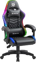 картинка Кресло DEFENDER (64047) CORE черный,RGB,класс 4,PU от магазина Tovar-RF.ru