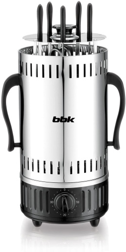картинка электрошашлычница bbk bbq601t н.сталь/черный от магазина Tovar-RF.ru