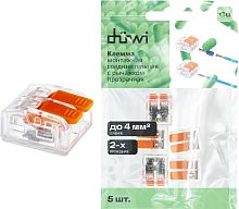 картинка DUWI (26612 9) Клемма рычажковая, СМК-632, 0,5-4мм² от магазина Tovar-RF.ru