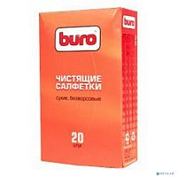 картинка Сухие чистящие салфетки BURO BU-Udry, безворсовые, 20шт. [817443] от магазина Tovar-RF.ru
