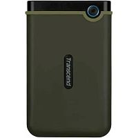картинка transcend portable hdd 2tb storejet 25m3s, usb 3.1 gen.1, милитари зеленый (тонкий) от магазина Tovar-RF.ru
