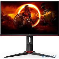 картинка lcd aoc 23.8" q24g2a value line черный/красный {ips 2560x1440 165hz 1ms 8bit(6bit+frc) 350cd 2xhdmi2.0 displayport 2x2w pivot} от магазина Tovar-RF.ru