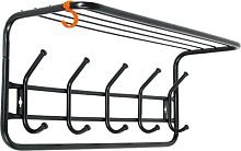 картинка Вешалка настенная ЗМИ с полкой 60 Черная ВСП 6 ЗМИ с полкой 60 Черная ВСП 6 от магазина Tovar-RF.ru