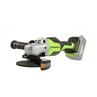картинка Greenworks GD24AGK4 Угловая шлифовальная машина, аккумуляторная, 24V,  бесщеточная, c 1хАКБ 4 Ач и ЗУ в сумке [3200207UB] от магазина Tovar-RF.ru