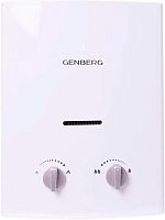 картинка проточный газовый водонагреватель genberg 105.01 бездымоходная 5 л. белая от магазина Tovar-RF.ru