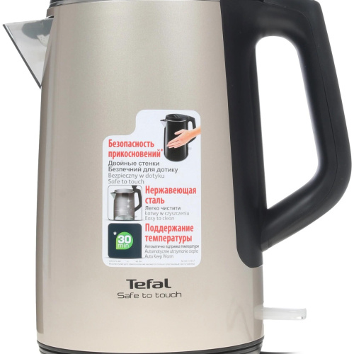 картинка tefal ko371i30 чайник, 1.5 л, 2200вт, бежевый/черный магазин Tovar-RF.ru являющийся официальным дистрибьютором в России картинка tefal ko371i30 чайник, 1.5 л, 2200вт, бежевый/черный от магазина Tovar-RF.ru