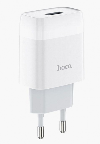 картинка сзу hoco (6931474712899) сзу hoco c72a glorious single port charger (белый) от магазина Tovar-RF.ru