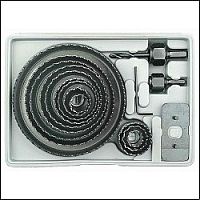 картинка ЗУБР Набор "ЭКСПЕРТ" Коронки по дереву 19-127мм, державка 19-30мм, державка с опорн. основан, ключ имбус. 2,5мм, 15 пред [29554-H15_z01] от магазина Tovar-RF.ru