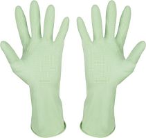 картинка Перчатки латексные РЫЖИЙ КОТ Перчатки латексные повышенной прочности, c хлопковым напылением, размер S (101278) РЫЖИЙ КОТ Перчатки латексные повышенной прочности, c хлопковым напылением, размер S (101278) от магазина Tovar-RF.ru