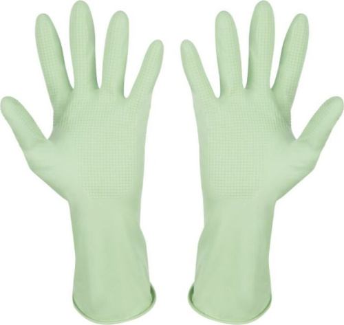 картинка Перчатки латексные РЫЖИЙ КОТ Перчатки латексные повышенной прочности, c хлопковым напылением, размер S (101278) РЫЖИЙ КОТ Перчатки латексные повышенной прочности, c хлопковым напылением, размер S (101278) от магазина Tovar-RF.ru