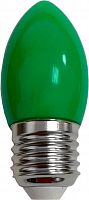 картинка Лампа светодиодная ECOLA C7TG20ELY candle LED color 2W/E27 матовая колба зеленый от магазина Tovar-RF.ru