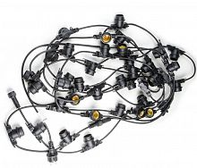 картинки гирлянда uniel (ul-00006441) udl-k111 80/e27/20m ip65 black belt-light гирлянда белт-лайт, 20м + 1,5м сетевой шнур от магазина Tovar-RF.ru